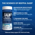 thumbnail image 3 of Natural Calm Magnesium Bisglycinate Sleep Supplement Capsules,Rest Support, Improves Sleep Quality, Easy to Digest Magnesium Bisglycinate ,120 Capsules, 3 of 8