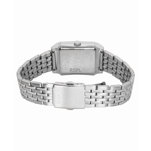 時計 CASIO MTP-B190D-7BVDF Casio Standard Analog Stainless Steel White Dial Quartz MTP-B190D