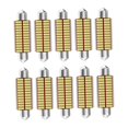 thumbnail image 2 of jinwen 10Pcs Car Interior Light Trunk Light Accessories Map Light Dome Light Bulbs 41mm, 2 of 9