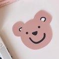 thumbnail image 2 of Drinks Cup Coaster Silicone Cartoon Animal Cute Lightweight Prevent Sliding Colorful Cup Mat Bear, 2 of 5