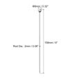 thumbnail image 2 of Unique Bargains 6' Metal Cocktail Toothpicks Round Bead Drink Picks Cocktail Skewers 12Pack, 2 of 7