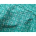 thumbnail image 4 of oneOone Silk Tabby Fabric Dot & Floral Block Print Fabric BTY 42 Inch Wide, 4 of 4