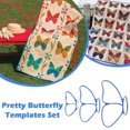 thumbnail image 2 of BUYISI Acrylic Sewing Tool Pretty Butterfly Beautiful Butterfly Stencil Ruler M, 2 of 4