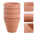 thumbnail image 3 of POINTERTECK 10Pcs 5.5x5cm Small Mini Terracotta Pot Clay Ceramic Pottery Planter Cactus Flower Pots Succulent Nursery Pots Great for Plants Crafts Wedding Favor, 3 of 6