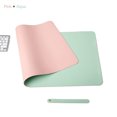 thumbnail image 1 of Dvkptbk Pure Color Leather Mouse Pad Large Desk Pad Home Office Laptop Leather Mouse Pad Writing Pad Double-sided, 1 of 2