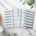thumbnail image 3 of Mainstays Kitchen Towels 4 pack, 100% Cotton, 16 x 28 in, Porcelain Blue, 3 of 5