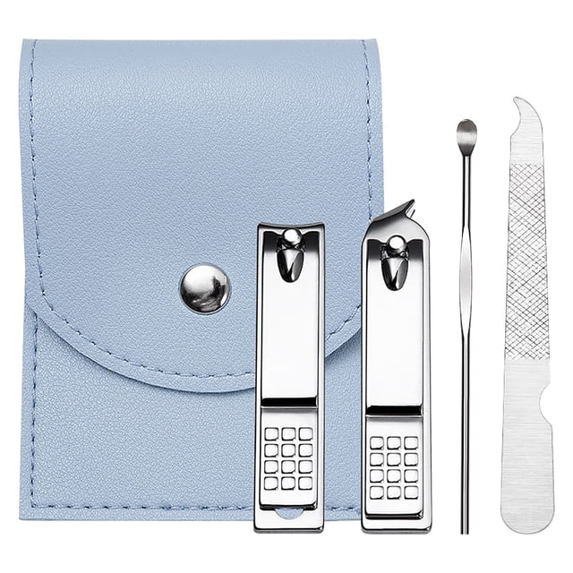 Ensemble de Coupe-Ongles Ensemble de Coupe-Ongles Ensemble Complet de Coupe-Ongles Coupe-Ongles Ensemble de 4 Pcs d'Outils de Manucure Coupe-Ongles pour Hommes