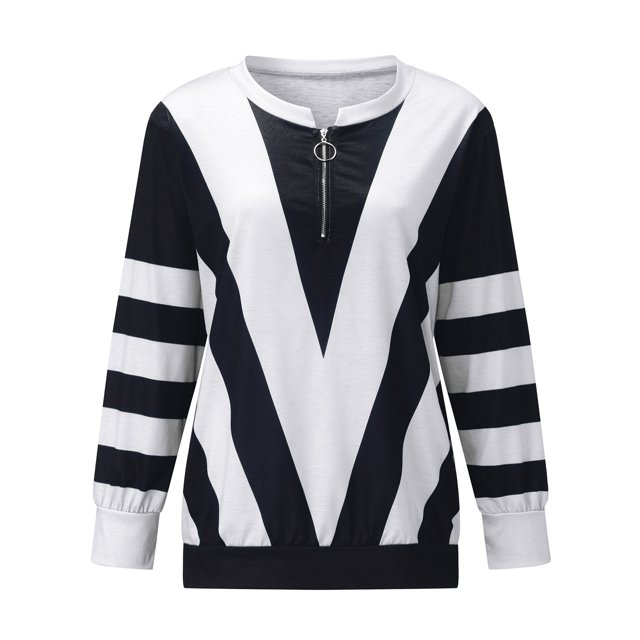 Ketyyh-chn99 Chemises pour Femmes Mode Blouse Ample Manches Longues Col Rond Tunique Ligne A Blouse Blanc,2TG