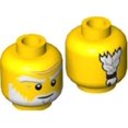 thumbnail image 4 of LEGO Ninjago: Sensei Wu Minifigurine avec Peignoirs Beige Bâton de Combat Queue de Cheval Tressée, 4 of 7