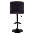 thumbnail image 4 of Bronte Living Leatherette Bar Stool with Adjustable Height, 360 Swivel Design, Comfortable Mid-Backrest, Pedestal Base with Footrest for Kitchen, Pub - Series Clementine - Set of 2, 4 of 8