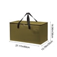 thumbnail image 3 of Dvruxg 4 Pack Moving Bags, Upgraded Heavy Duty, Moving Boxes Alternative, Packing Storage Supplies for Dorm Room Essentials with Zipper for Clothes, Large Totes for Packaging, 3 of 5