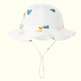 thumbnail image 2 of Birdeem Toddler Baby Summer Sun Protection Fashion Print Outdoor Sun-Hat Cute Sunscreen Hat Cap, 2 of 4