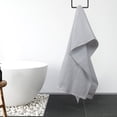 thumbnail image 3 of Kingrest Bath Towel Sets of 6 Pieces, 2 Bath Towels 2 Hand Towels 2 Washcloths, 100% Cotton Highly Absorbent Towels for Bathroom, Gym, Hotel - Light Gray, 3 of 9