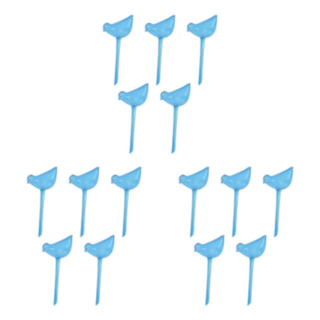 Maytalsory 5pieces Self-Watering Bird Globe Save Time Easy To Bird Shape Bird Shape L sky blue bird 3Set