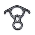 thumbnail image 1 of mmirethe Climbing Descender 50KN Camping Downhill Rappelling Rigging Ring Slow Down Caving Mountaineering Portable Protector Black, 1 of 6