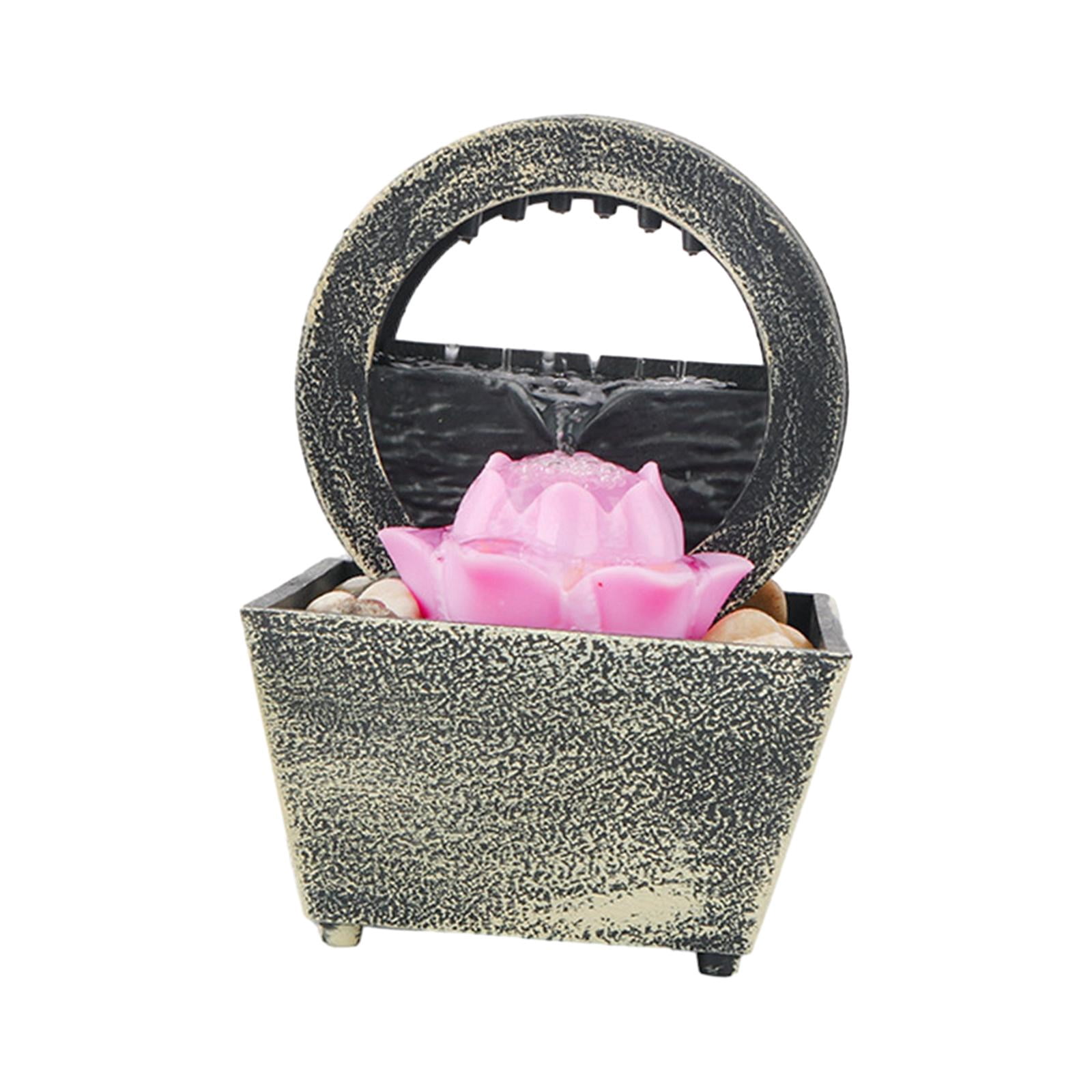 simhoa Fontaine de Table Fengshui Décorative Cascade de Table Fontaine de Méditation 004