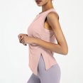 thumbnail image 4 of AherBiu Débardeurs d'Entraînement pour Femmes, Col Ras du Cou Fendu, Sans Manches, Légers, à Séchage Rapide, T-Shirts, 4 of 6