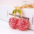 thumbnail image 3 of Miangastore 1Set Cute Cherry Keychain Pendant With Strong Stringing Technology For Women Girls Lovers Daily Use, 3 of 8