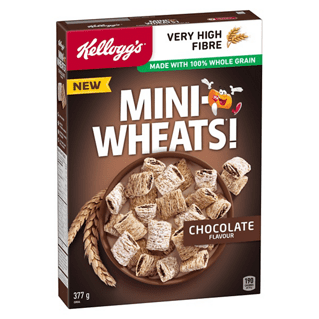 Kellogg Mini-Wheats® Chocolate Flavour Cereal 377g
