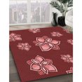 thumbnail image 3 of Ahgly Company Tapis Rectangulaire Lavable en Machine Intérieur Transitionnel Rouge Canneberge, 7 Pieds x 9 Pieds, 3 of 7