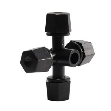 Agiferg Outils d'Irrigation de Jardinage Buse de Brouillard Croisée Connecteur de Buse de Jardin Pulvérisateur de Serre de Brouillard de Jardin