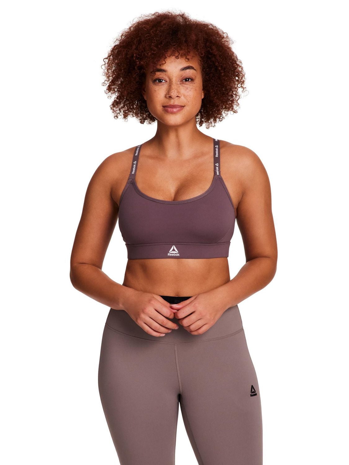 Reebok Soutien-gorge de sport à faible impact Favorite Racerback pour femme avec bonnets amovibles
