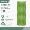 thumbnail image 2 of Bestway WanderLite Rectangular Sleeping Air Pad with Storage Bag, Green, 2 of 8