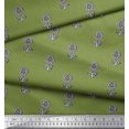 thumbnail image 3 of Soimoi Silk Fabric Floral Block Print Fabric by The Yard 42 Inch Wide, 3 of 3