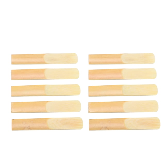 Clarinet Reed Set, B Flat Clarinet Reeds Easy To Install 10PCS For Woodwind Instruments
