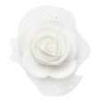 thumbnail image 4 of GUOOL Pack of 100 Artificial Roses DIY Wedding Valentine's Day Bouquets Hairband White, 4 of 9