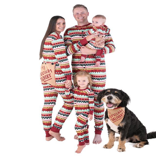 Flapjacks Pyjamas Assortis pour Chien Bébé & Enfants Adolescents et Adultes (Tailgate Moyen)