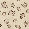 thumbnail image 1 of Ahgly Company Machine Washable Indoor Square Transitional Moccasin Beige Area Rugs, 5' Square, 1 of 7