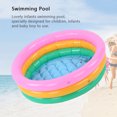 thumbnail image 4 of Inflatable Swimming Pool, 3 Air Rings Bright Color Soft Floor PVC Material Easy Meet Children Different Requirements, 4 of 7