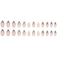 thumbnail image 3 of Fofosbeauty 24 pcs Almond Fake Nails Tips, Medium Press on French Nails, Stylishness, 3 of 6