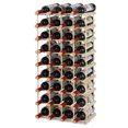 thumbnail image 1 of Costway 36 Bottle Wooden Wine Rack 5 Tier Stackable Storage Shelves Display Kitchen, 1 of 10