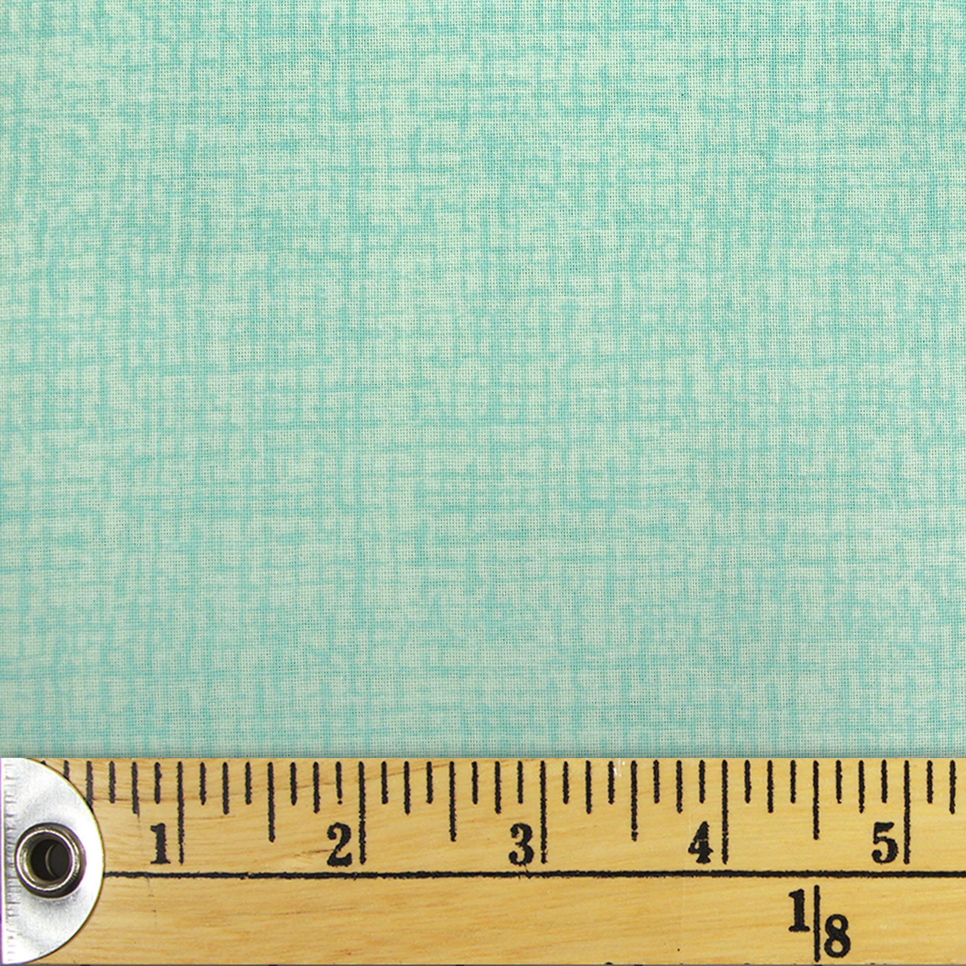 FABRIC CREATIONS blanc avec vert crayon hachuré coupon fat quarter en coton 45 × 53 cm (18 × 21 po)