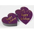 thumbnail image 4 of Inkdotpot Pack Of 100 Happy Holiday Favor Paper Tags Craft Real Gold Foil Hang Tags, 4 of 6