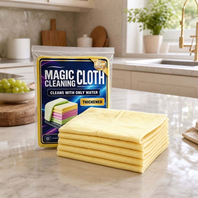 Thickened Cleaning Cloth Reusable Microfiber Polishing Cleaning Rags Lint Free Streak Free Cleaning Towels For Glass Windows Mirrors Car Home Kitchen