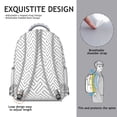 thumbnail image 2 of Tie Dye School Backpack Retro Aesthetic Artistic Print for Students Fashion Colorful Abstract Design Bag, 2 of 6