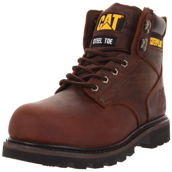 Caterpillar Men's Second Shift Steel Toe Work Boot,Dark Brown,10 M US