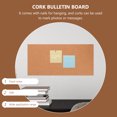 thumbnail image 4 of Adhesion Cork Board Blank Cork Board Small Bulletin Board Office Message Board, 4 of 9