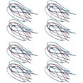 thumbnail image 1 of LNGOOR 48 Pcs  Elastic Band Stretchy Elastic Strap Fixing Spring Band Wrap Band for Daily Planner, 1 of 8