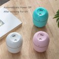 thumbnail image 3 of LED 220ml Indoor Humidifier USB Moisturizing Aroma Powered Moisturizing Aroma Air Diffuser Night Light Column Shape Cool Mist Atomizer Mini Green, 3 of 9
