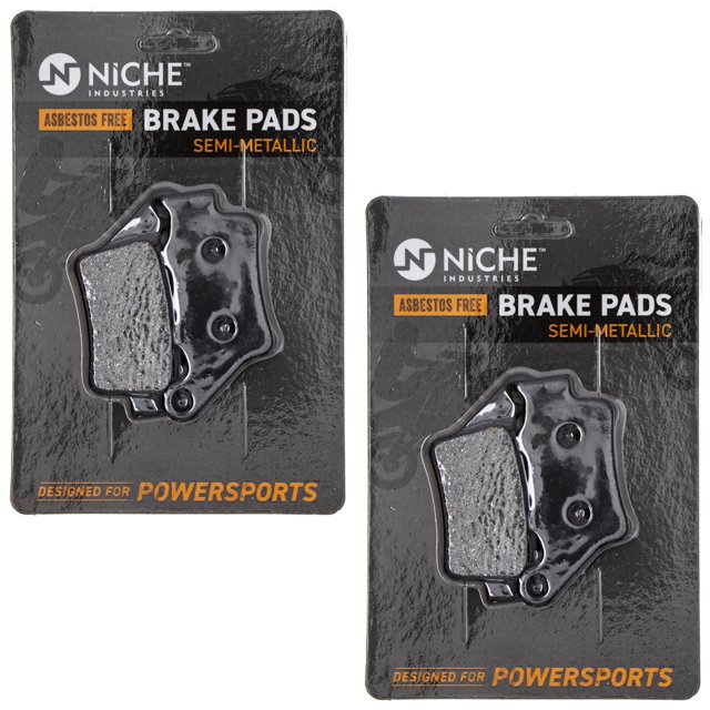 Niche Rear Brake Pad Set for KTM 1125 250 Semi-Metallic Motorcycle 2 Pack 519-KPA2442D