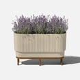 thumbnail image 3 of Veradek Demi Series Raised 30" Long Plastic-Stone Planter, 3 of 8