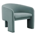 thumbnail image 1 of TOV Furniture Marla Sea Blue Velvet Accent Chair, 1 of 6