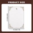 thumbnail image 3 of IMENGL Clearance! Delayuji Vintage Design Stationary Paper Retro Letter Paper Stamping Letter Writing Paper Vintage Love Letter Writing Paper Stationary Paper Gift Letter Paper One Size Multi-Color, 3 of 8