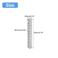 thumbnail image 2 of Unique Bargains Compression Spring, 5 Pack 304 Stainless Steel, 3mm OD, 0.5mm Wire, 20mm Length, 2 of 6