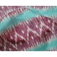 thumbnail image 4 of oneOone Silk Tabby Fabric Chevron Ikat Print Fabric By Yard 42 Inch Wide, 4 of 4