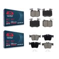 thumbnail image 1 of CMX Front Rear Ceramic Brake Pads Kit for Car 2019-2022 Mercedes-Benz GLC300 Without Sport Package KCX-100701, 1 of 9